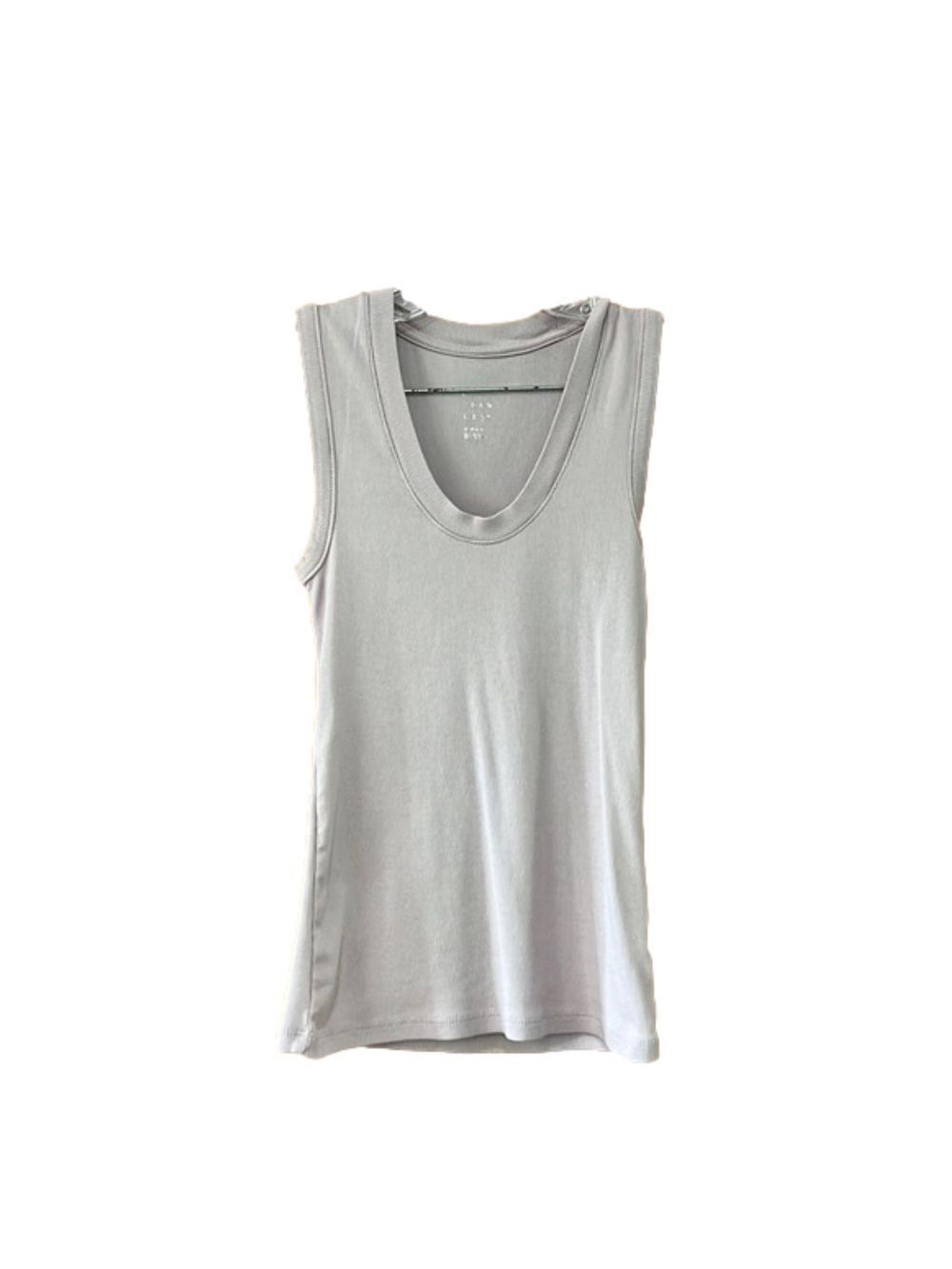 A New Day Pale Pink Ribbed Tank Top XS